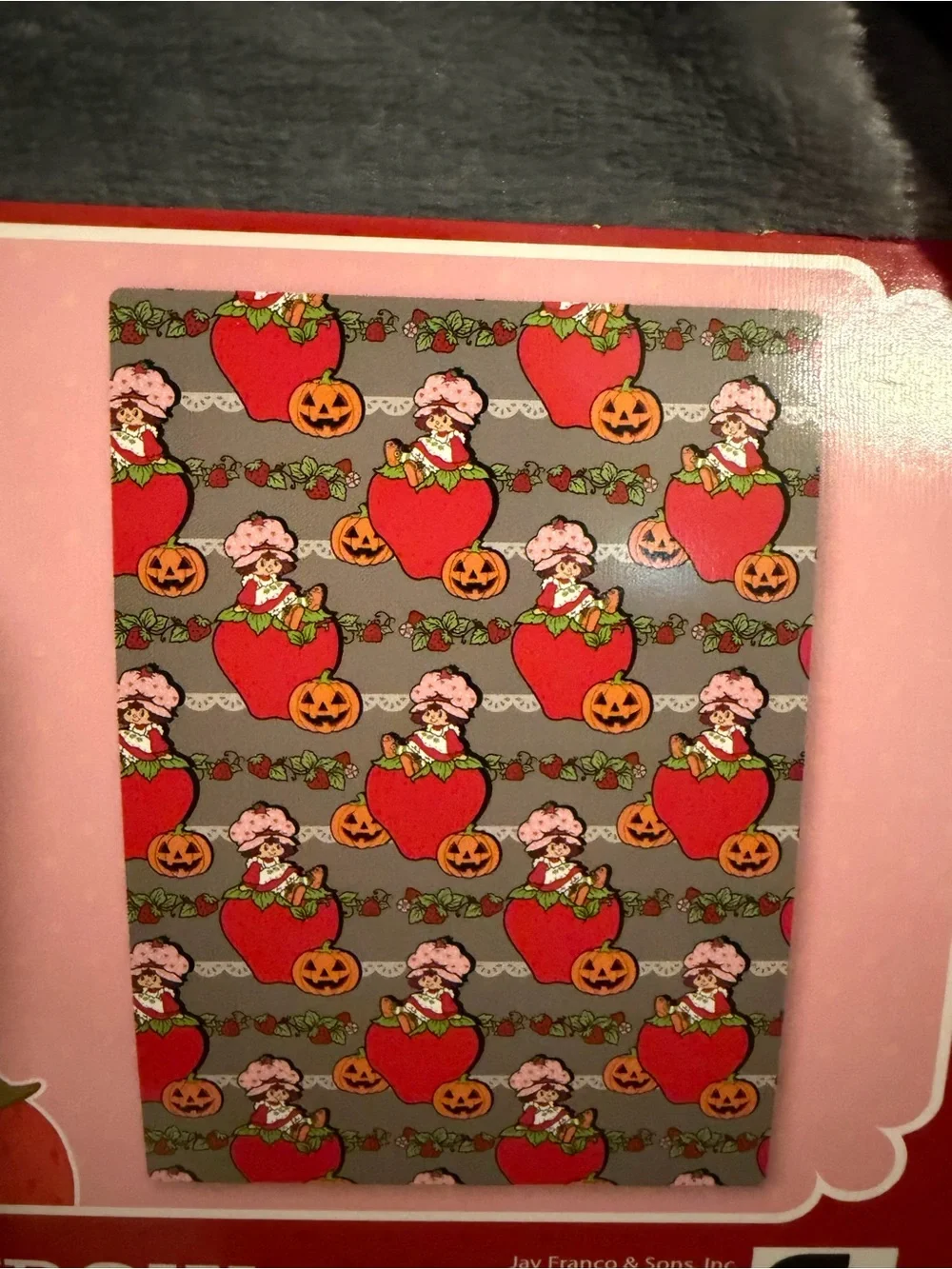 Strawberry Shortcake Halloween Pumpkin Plush Throw